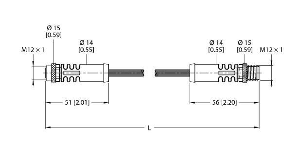 Versorgungsleitung RKP46PSA2RSP46PSATXL