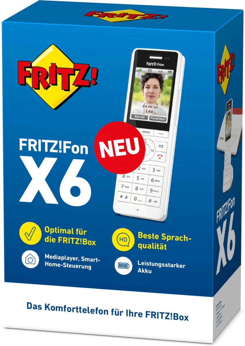 DECT Telefon FRITZ!Fon X6 weiß