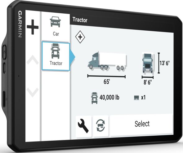 LKW-Navigationssystem Dezl LGV810