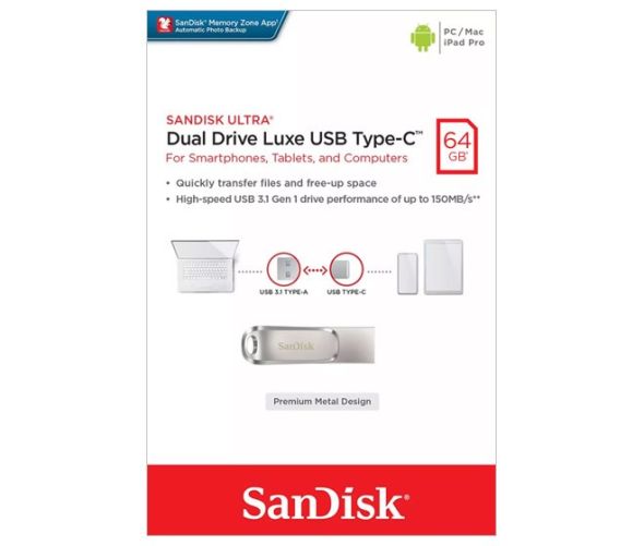 USB 3.1 OTG Stick 64GB SDDDC4-064G-G46