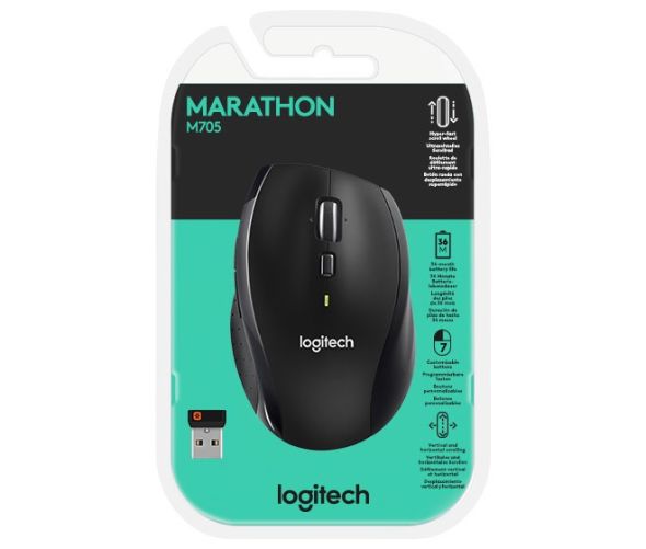 Maus Wireless LOGITECH M705 gr