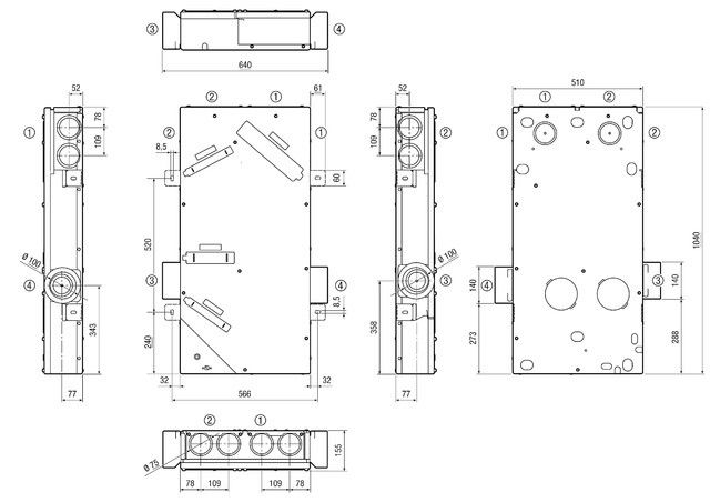 Lüftungsgerät WS 75 Powerbox S