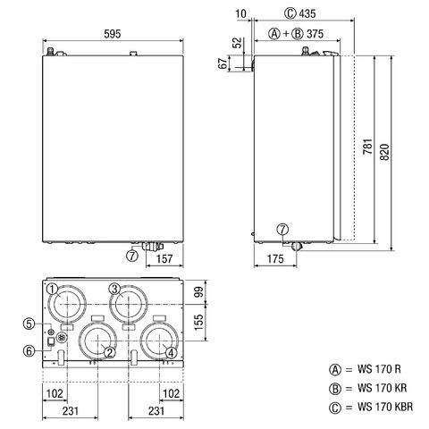 Raumluft-System WS 170 KBR