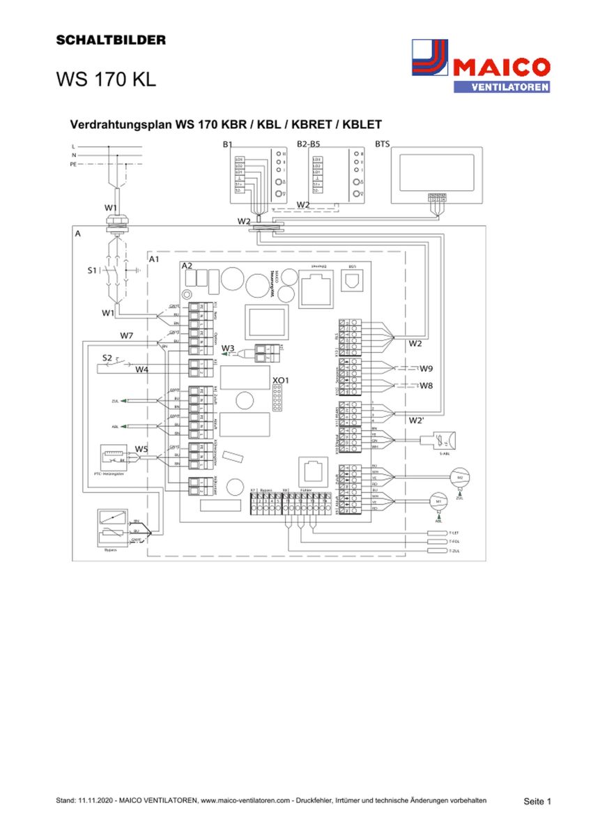 Raumluft-System WS 170 KL