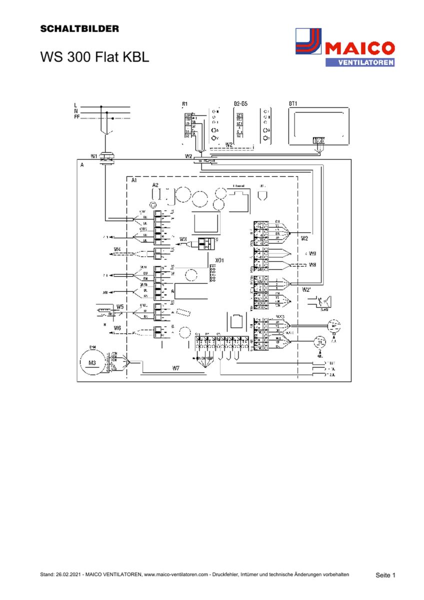 Raumluft-System WS 300 Flat KBL