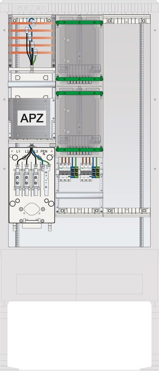 Zähleranschlusssäule SZ207ZL2506A