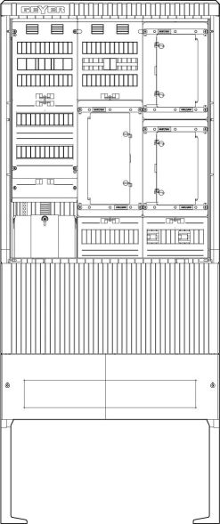 Zähleranschlusssäule SZ207ZA2515