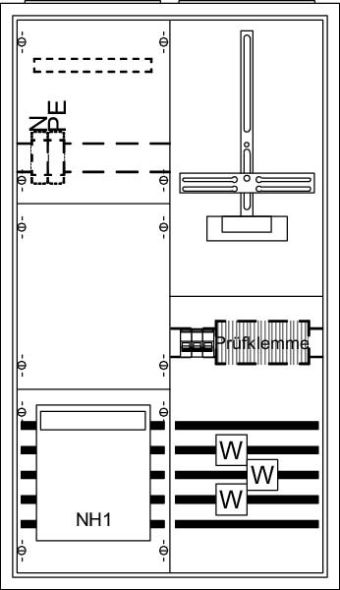 Mess-und Wandlerschrank KS4211