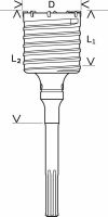 Bohrkrone SDS max-9 F00Y145196