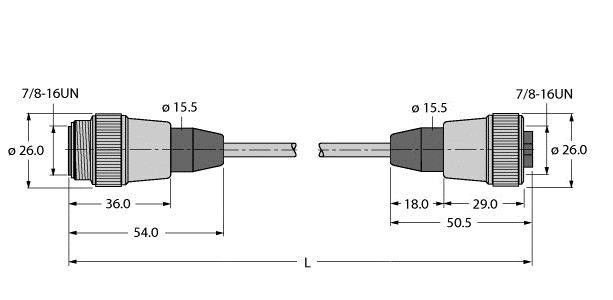 Versorgungsleitung RSM RKM 30-2M