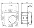 UP-Raumregler 5-30C AC230V UTE 1015-RAL9010-G50