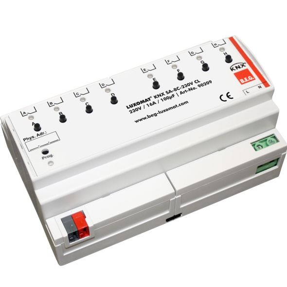 KNX-Reiheneinbaugerät KNX SA8C230V-CL weiß