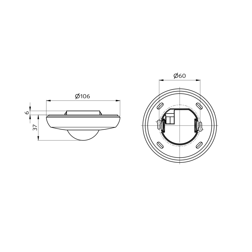 Präsenzmelder PD2N-KNX-DX-UP