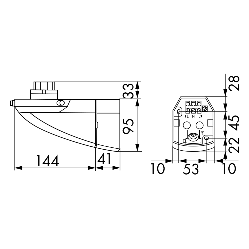 Wandleuchte ALC-D EVG #91335