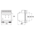 KNX-Reiheneinbaugerät KNX SBA-4C-230V weiß