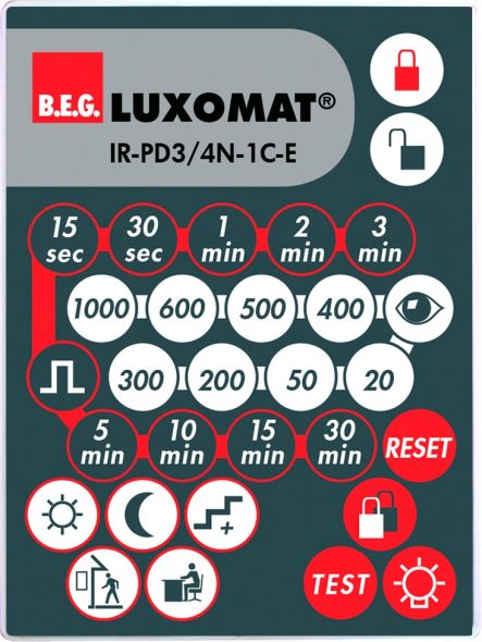 IR-Fernbedienung IR-PD3/4N-1C-E