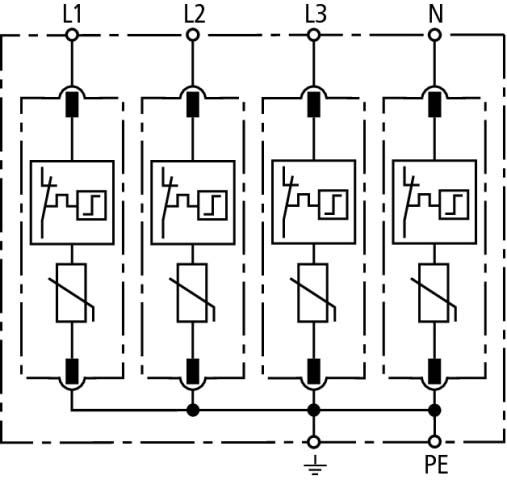 ÜS-Ableiter DEHNguard DG M TNS 150