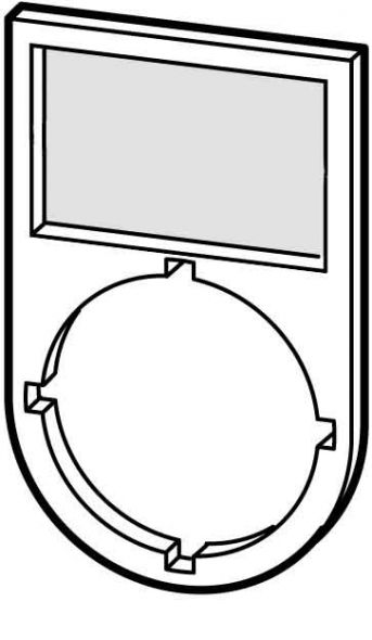 Tastenzusatzschildträger M22S-ST-GB10