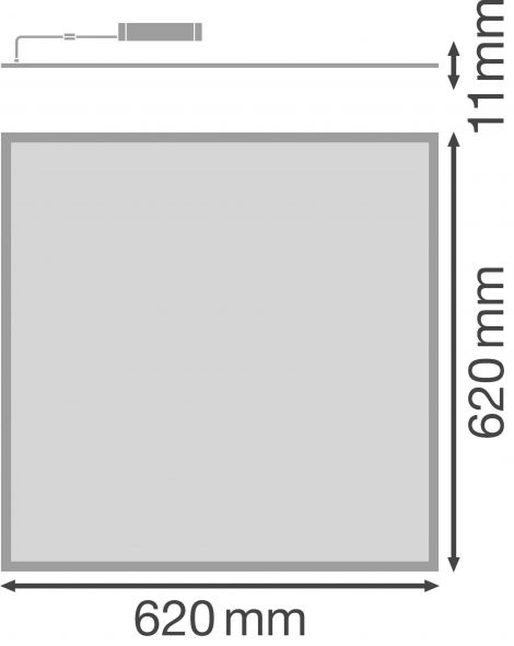 LED-Panel M625 HCL BIOLUXHCLPL625ZB43TW