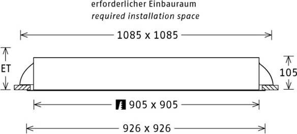 LED-Einbauleuchte PLL57925402/DALI si