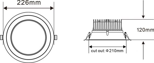 LED-Downlight 1565383410