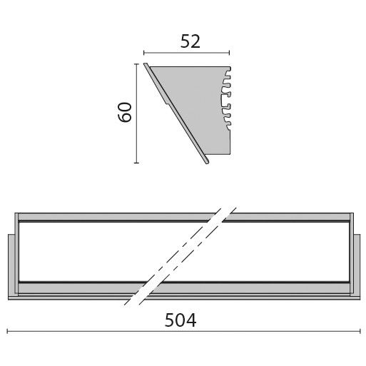 LED-Anbauleuchte linear 3107535