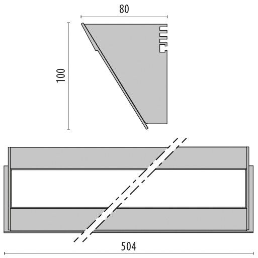 LED-Anbauleuchte linear 3107541