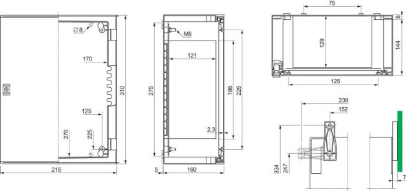 Wandschrank NSYPLM32G