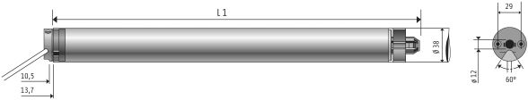 Rolladenmotor Altus 40 RTS 1242360