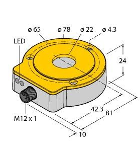 Berührungsloser Drehgeber RI360P0 #1593110