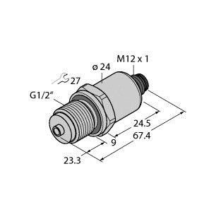 Drucktransmitter PT10R1008U1H1141/X