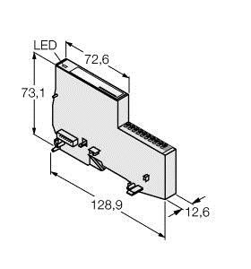 Economy Modul BL20-E-8DI-24VDC-P