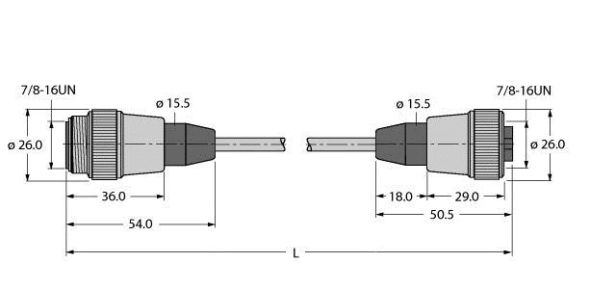 Feldbusleitung RSVRKVFBY49OG60M/5D