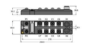 Multiprotokoll-I/O-Modul TBEN-LG-8DIP-8DOP