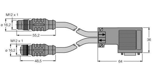 PROFIBUS-Leitung RSSWD9RKSW4516M6M