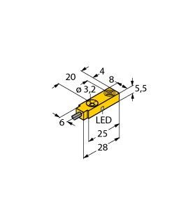 Sensor NI3.5-Q5.5-AN6X