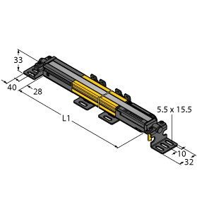 Sicherheitslichtvorhang SLPMR25-970