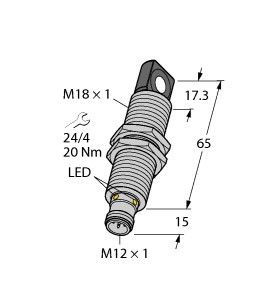 Ultraschallsensor RU100L-M1 #1610087