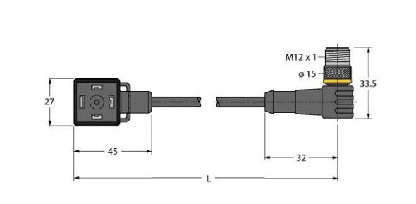 Ventilsteckverbinder VAS04-K81 #6606801