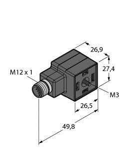 Ventilsteckverbinder VAS22-S-FS #6606687