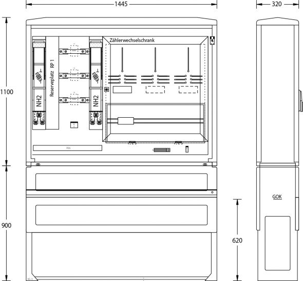 Wandlermessung WM-ZWS-250A WEMAG