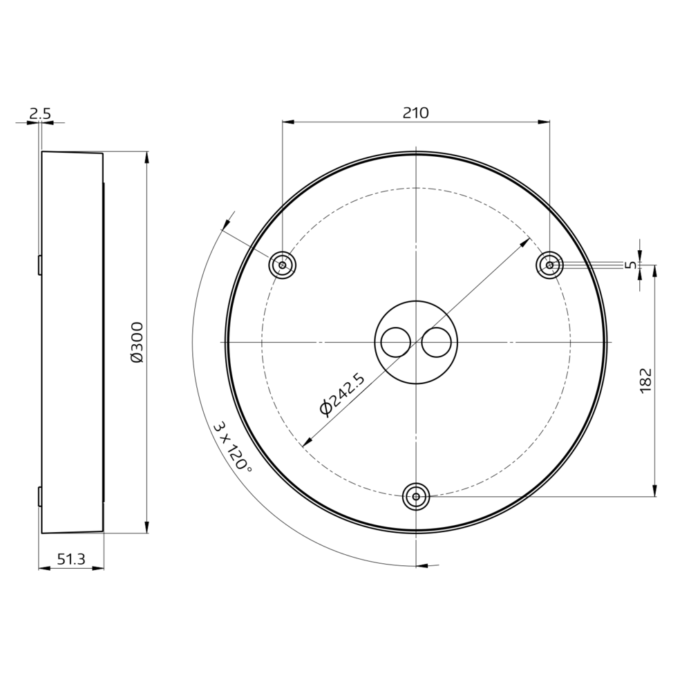 LED-Leuchte AL93-20-300-LED-3C