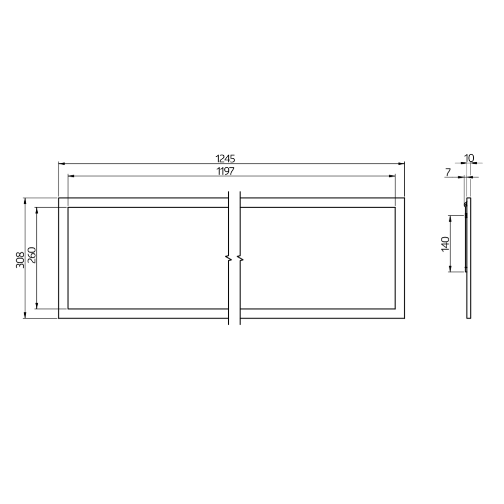 LED-Panel PL1-31125LEDAGDALITW