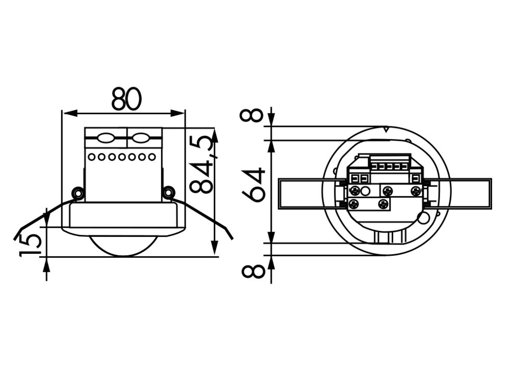 Präsenzmelder PD2-M-2C-11-48V3A-DE