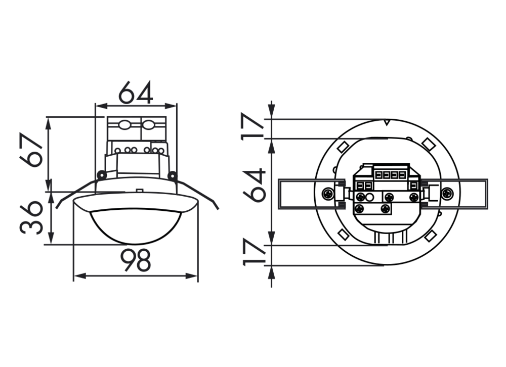 Präsenzmelder PD4N-LTMS-RR-DE