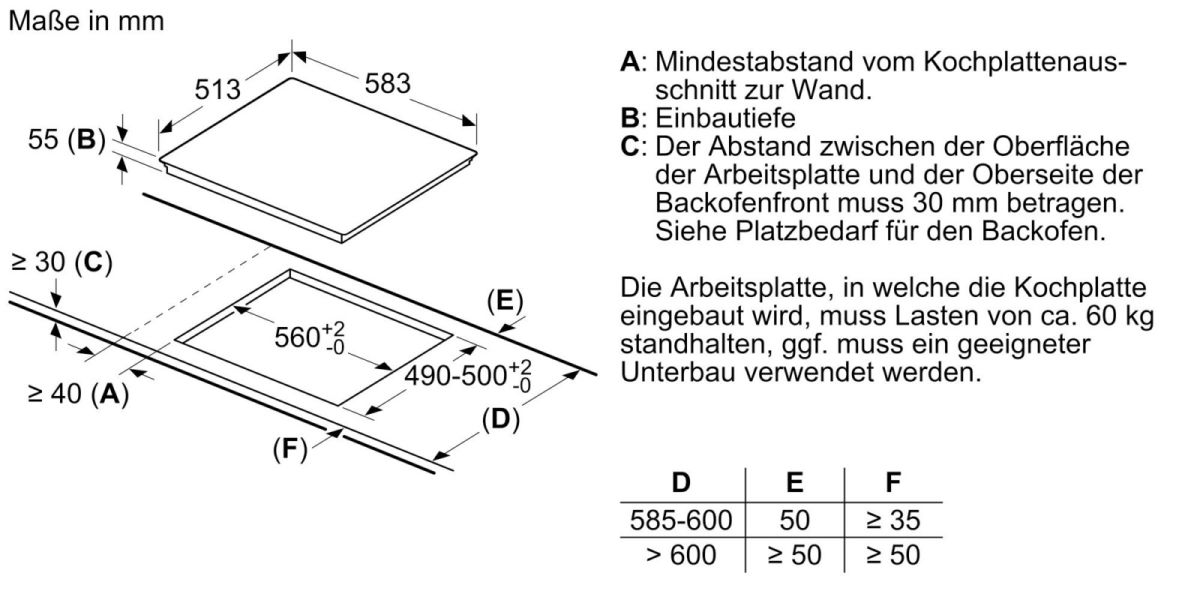 EB-Kochfeld Induktion NVS645CB6E