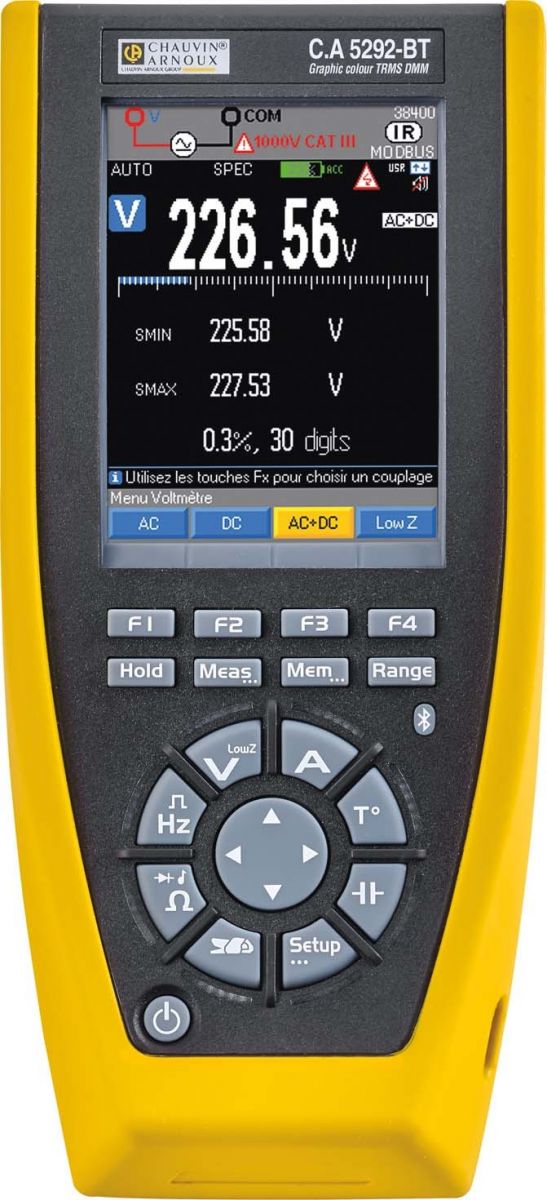 Farbgrafik-Multimeter C.A 5292-BT