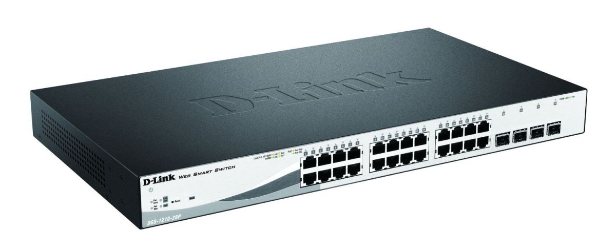 28-Port PoE Gigabit Switch DGS-1210-28P/E