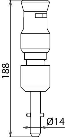 Adapter f. Erdungsstangen 765006