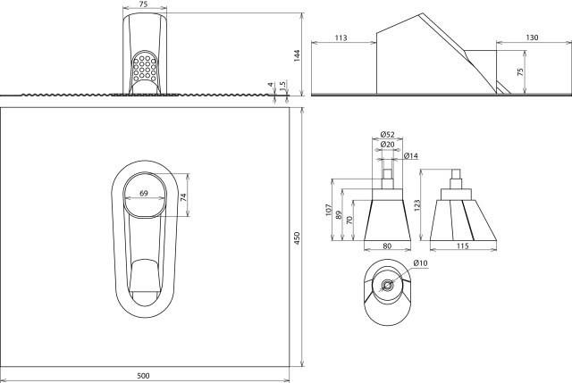 Dachdurchführungsset DADSD10 16 48 AL ROT